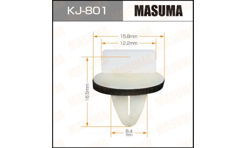 Клипса крепёжная деталей салона Masuma, для Mitsubishi, арт. KJ-801