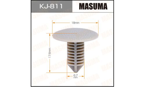 Клипса крепёжная обшивки салона Masuma, для Mitsubishi, арт. KJ-811