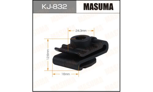Клипса крепёжная порогов Masuma, для Mitsubishi, арт. KJ-832