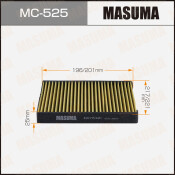 Фильтр салонный Masuma AC-402E, арт. MC-525 Фильтр салонный Masuma AC-402E, арт. MC-525