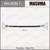 Шланг тормозной Masuma для Nissan Sunny, задний, правый, арт. bh-205 Шланг тормозной Masuma для Nissan Sunny, задний, правый, арт. bh-205