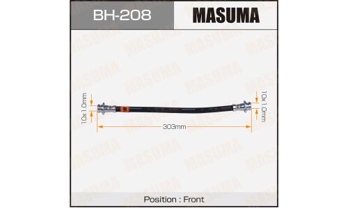Шланг тормозной Masuma для Nissan Vannette / Serena / Largo, передний, арт. bh-208
