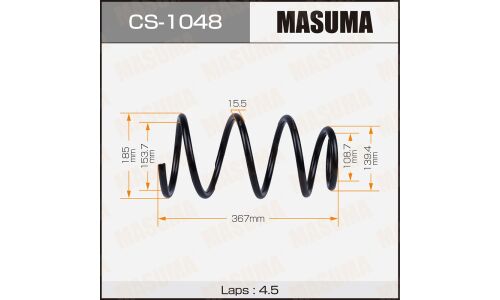 Пружина подвески Masuma, передняя, арт. CS-1048