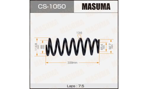 Пружина подвески Masuma, задняя, арт. CS-1050