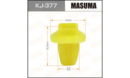 Клипса крепежная Masuma KJ-377 (OEM 90189-04208)