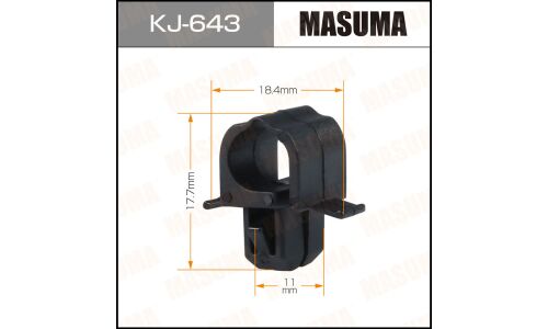 Клипса крепёжная трубок стеклоомывателя Masuma, для Nissan, арт. KJ-643