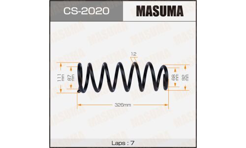 Пружина подвески Masuma, задняя, арт. CS-2020