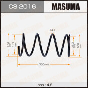 Пружина подвески Masuma, передняя, арт. CS-2016