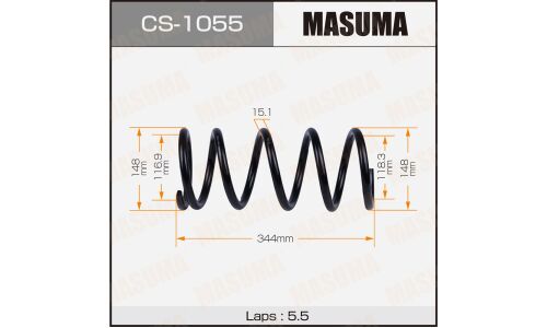Пружина подвески Masuma, задняя, арт. CS-1055