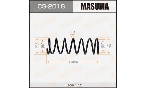 Пружина подвески Masuma, задняя, арт. CS-2018