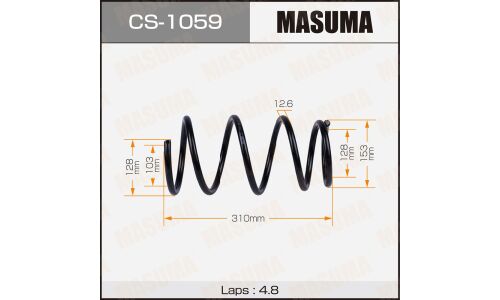 Пружина подвески Masuma, передняя, арт. CS-1059