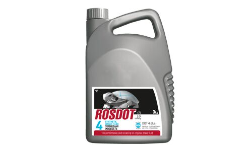 Жидкость тормозная Т-Синтез ROSDOT 4, DOT 4 Plus, 3кг, арт. 430101009