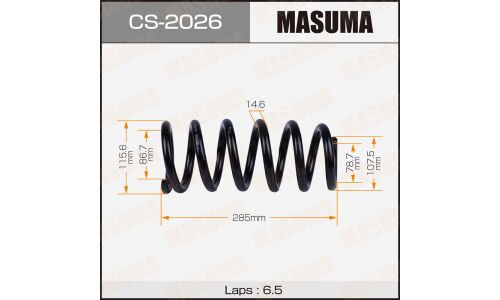 Пружина подвески Masuma, задняя, арт. CS-2026