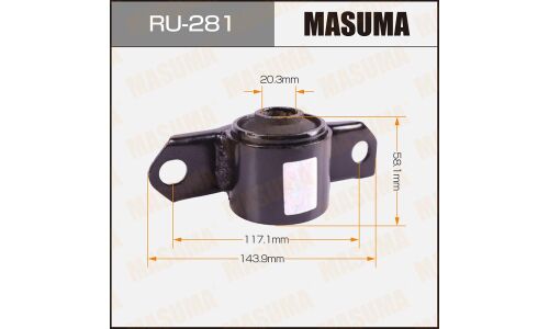 Сайлентблок Masuma, для Mitsubishi Mirage, арт. RU-281