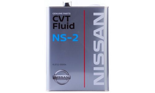 Масло трансмиссионное Nissan CVT Fluid NS-2, синтетическое, для вариаторов, 4л, арт. KLE52-00004