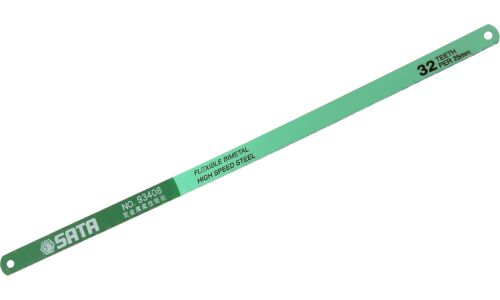 Полотно ножовочное по металлу Sata, 32 зубца на 1", длина 300мм, арт. 93408