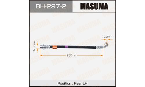 Шланг тормозной Masuma T- /rear/ Land Cruiser Prado ##J12# LH