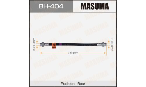 Шланг тормозной Masuma для Mazda Familia / Premacy, задний, арт. bh-404
