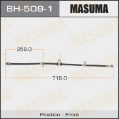Шланг тормозной Masuma для Honda Odyssey / Accord, передний, правый, арт. bh-509-1 Шланг тормозной Masuma для Honda Odyssey / Accord, передний, правый, арт. bh-509-1