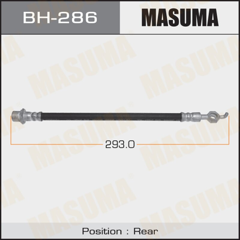 

Шланг тормозной "Masuma" T- /rear/ Corolla AE101 .. GT, AE111