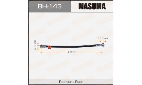 Шланг тормозной Masuma для Nissan Caravan, задний, арт. bh-143