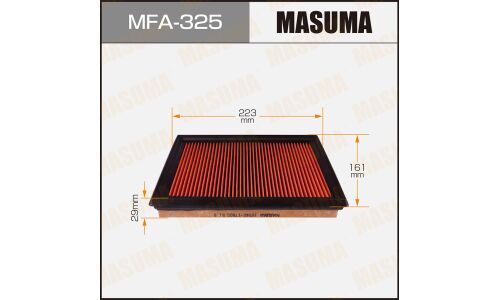 Фильтр воздушный Masuma A-202 / AN-202, с масляной пропиткой, арт. MFA-325