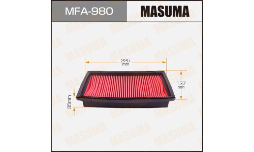 Фильтр воздушный Masuma A-857, арт. MFA-980