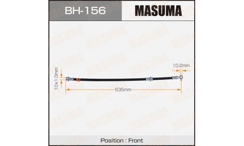 Шланг тормозной Masuma для Nissan Atlas, передний, арт. bh-156
