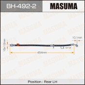 Шланг тормозной Masuma для Honda Accord, задний, левый, арт. bh-492-2 Шланг тормозной Masuma для Honda Accord, задний, левый, арт. bh-492-2