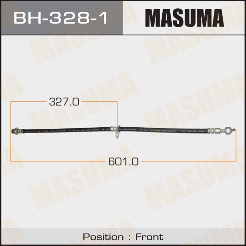 

Шланг тормозной "Masuma" T- /front/ Vista ZZV50 RH