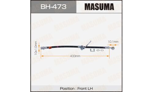 Шланг тормозной Masuma для Honda CR-V, передний, левый, арт. bh-473