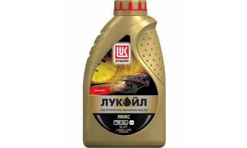 Масло моторное Лукойл Люкс 5w40 полусинтетическое, SL/CF, универсальное, 1л