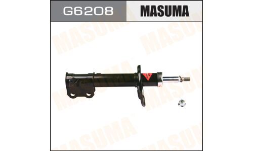 Амортизационная стойка Masuma газомасляная двухтрубная, передняя, левая, 1 шт, арт. G6208 (соответствует KYB 334187)