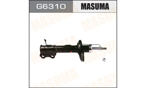 Амортизационная стойка Masuma газомасляная двухтрубная, задняя, левая, 1 шт, арт. G6310 (соответствует KYB 334289)