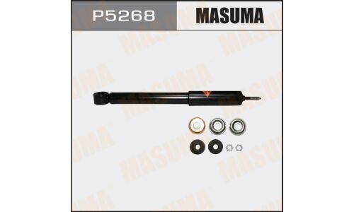 Амортизатор Masuma газомасляный двухтрубный, задний, правый/левый с защитным комплектом, 1 шт, арт. P5268 (соответствует KYB 343247 и Tokico E2872, E2916)