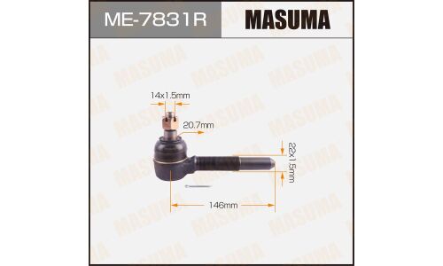 Наконечник рулевой тяги Masuma, правый, арт. ME-7831R