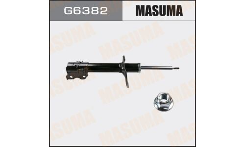 Амортизационная стойка Masuma газомасляная двухтрубная, передняя, левая, 1 шт, арт. G6382 (соответствует KYB 334361)