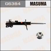 Амортизационная стойка Masuma газомасляная двухтрубная, задняя, левая, 1 шт, арт. G6384 (соответствует KYB 334363)