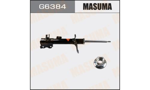 Амортизационная стойка Masuma газомасляная двухтрубная, задняя, левая, 1 шт, арт. G6384 (соответствует KYB 334363)