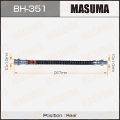 Шланг тормозной Masuma для Mitsubishi Diamante, задний, арт. bh-351