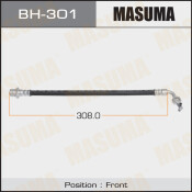 Шланг тормозной Masuma для Toyota Land Cruiser, передний, арт. bh-301 Шланг тормозной Masuma для Toyota Land Cruiser, передний, арт. bh-301