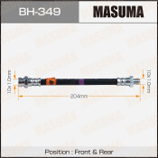 Шланг тормозной Masuma для Mitsubishi Pajero, арт. bh-349 Шланг тормозной Masuma для Mitsubishi Pajero, арт. bh-349