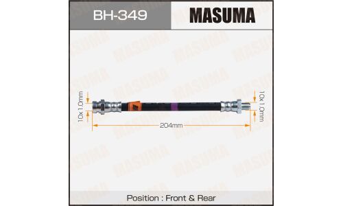 Шланг тормозной Masuma для Mitsubishi Pajero, арт. bh-349