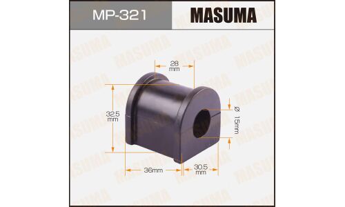 Втулка стабилизатора Masuma, для Toyota Corolla, арт. MP-321