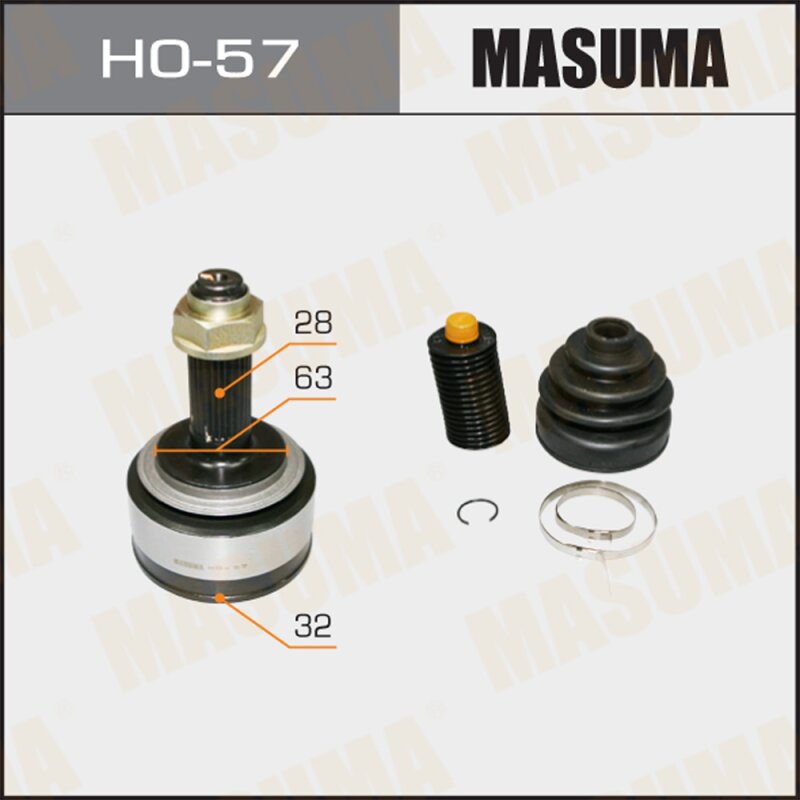 

ШРУС MASUMA 32x63x28 HO-57