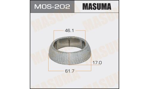 Кольцо уплотнительное выхлопной трубы Masuma, 46.1x61.7x17мм, арт. MoS-202