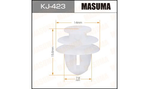 Клипса крепёжная бокового зеркала Masuma, для Lexus, Scion, Toyota, арт. KJ-423