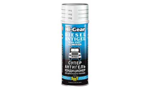 Антигель Hi-Gear Diesel Antigel, присадка в дизельное топливо, с кондиционером металла SMT², бутылка 444мл, арт. HG3421