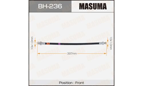 Шланг тормозной Masuma для Toyota Land Cruiser, передний, арт. bh-236