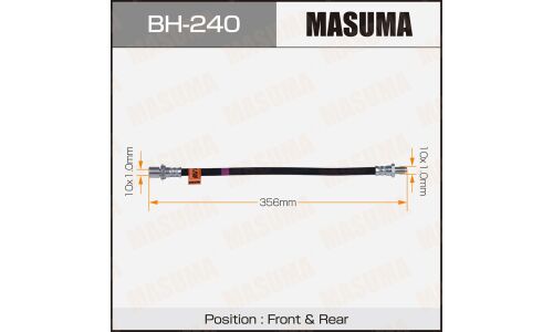 Шланг тормозной Masuma для Toyota Dyna, арт. bh-240